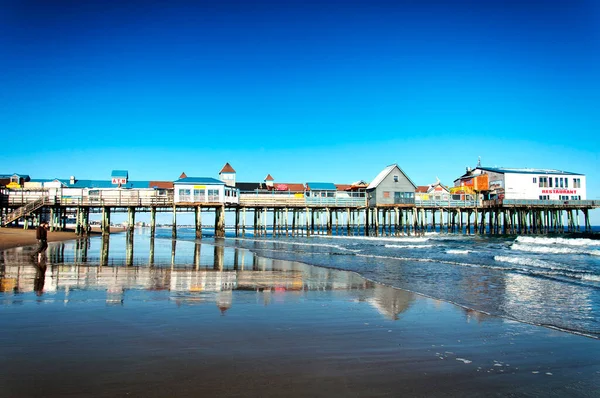 Old Orchard Beach Maine February 2018 Iconic Old Orchard Beach — Foto de Stock