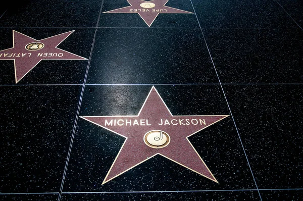 Mayo 2017 Los Ángeles California Estrella Michael Jackson Paseo Fama — Foto de Stock