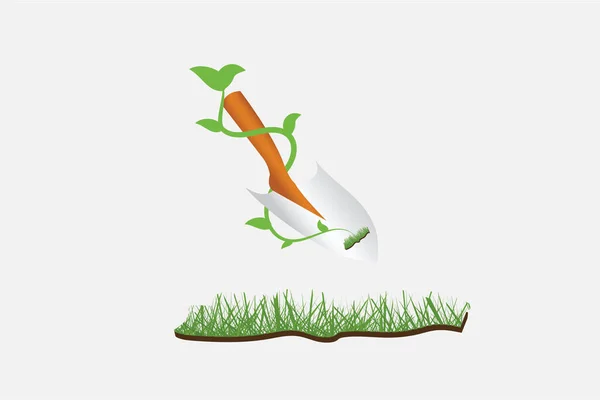 Ağaç Plantasyonu Simgesi logo vektör illüstrasyonu