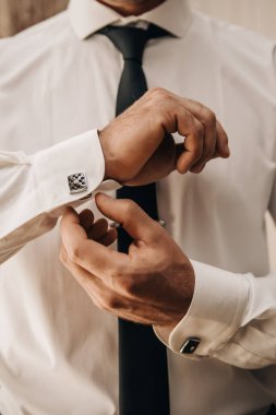 Erkeklerin şık takım elbisesinin arka planı 