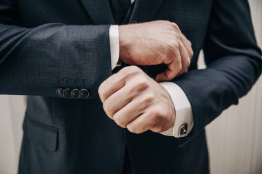 Erkeklerin şık takım elbisesinin arka planı 