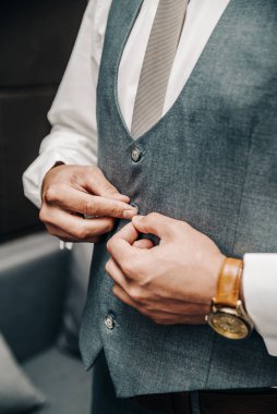 Erkeklerin şık takım elbisesinin arka planı 