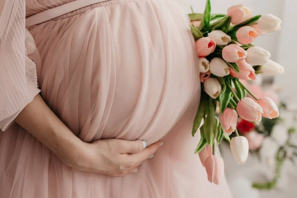 Background Pregnancy Belly —  Fotos de Stock