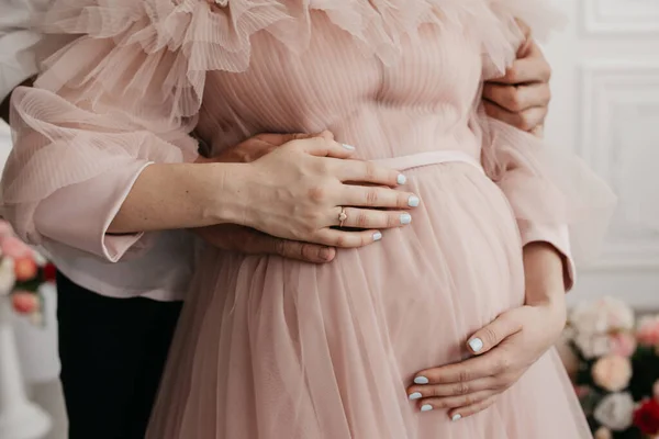 Background Pregnancy Belly — Φωτογραφία Αρχείου