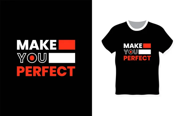 Diseño Camiseta Tipografía Simple Moderna Minimalista — Vector de stock