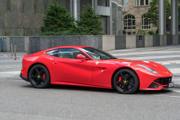 Frankfurt Main Germany June 2020 Ferrari Red Car Ferrari Spa — Stock Photo, Image