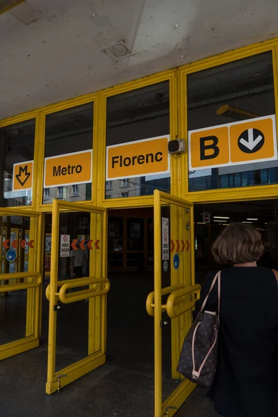 Florenc Metro Station Prague — Stock Photo, Image