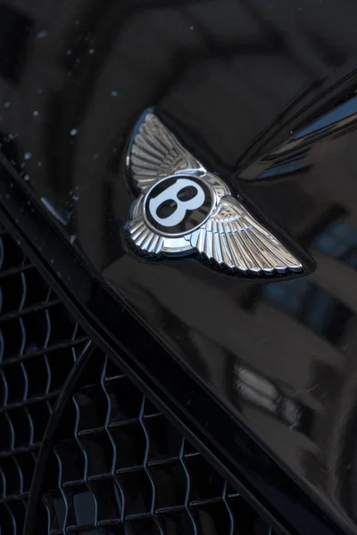 Prague Czech Republic July 2020 Bentley Car Emblem Bentley Motors Royalty Free Stock Photos