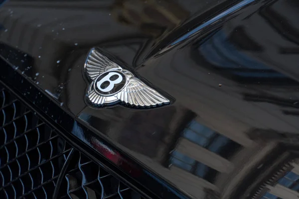 Prague Czech Republic July 2020 Bentley Car Emblem Bentley Motors Stock Image