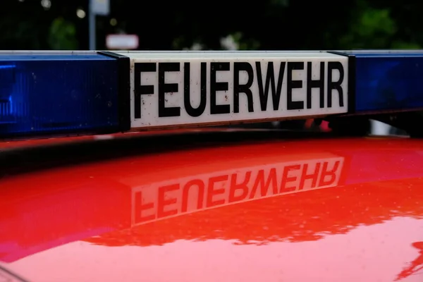 Berliner Feuerwehr Dienstwagen — Stockfoto