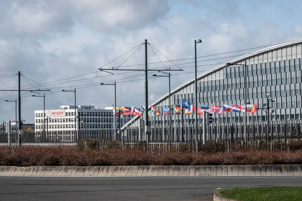Bruselas Bélgica Febrero 2022 Sede Otan Centro Político Administrativo Alianza —  Fotos de Stock