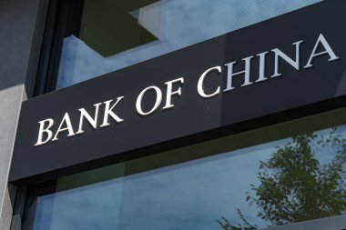 Prag, Çek Cumhuriyeti - 24 Temmuz 2020: Çin Merkez Bankası (BOC), Çin 'in en büyük dört ticari bankasından biri.