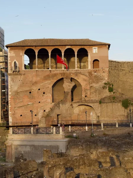 Roma Italia Mayo 2022 Casa Dei Cavalieri Rodi Casa Los —  Fotos de Stock