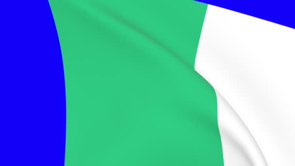Irlandia Macha Flagą Przejścia 1080 Płynnej Animacji Pętli Animacja Przez — Wideo stockowe