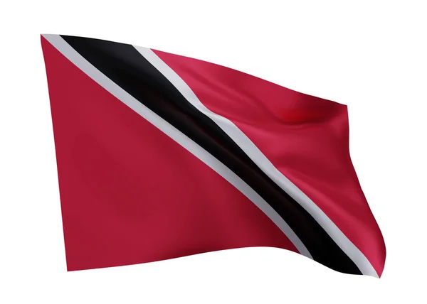 Illustration Flagga Trinidad Och Tobago Trinidad Och Tobago Högupplöst Flagga — Stockfoto