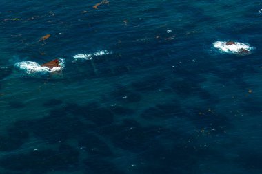 Derin mavi deniz gemisinde boğulmuş.