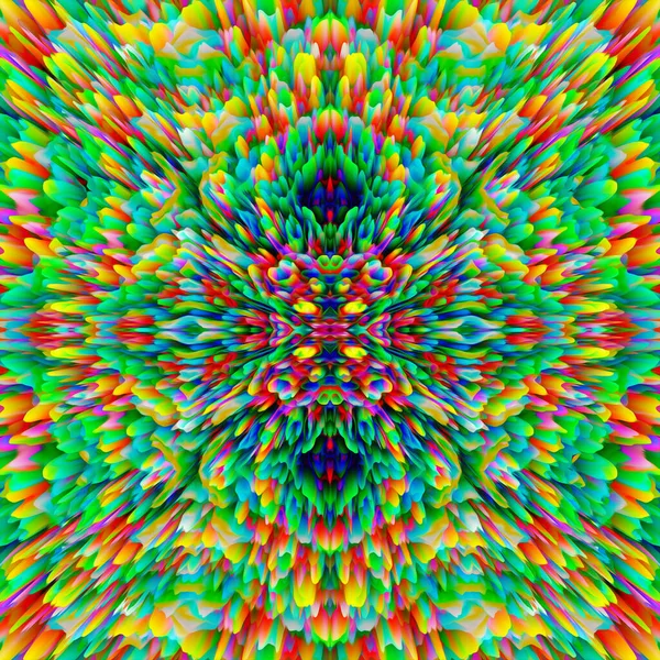 Kleurrijke Psychedelische Achtergrond Abstracte Naadloze Patroon Moderne Illustratie — Stockfoto