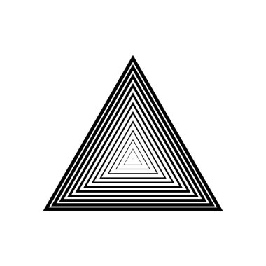 Yarı ton üçgen çizgiler, Vektör illüstrasyon bölümleri.