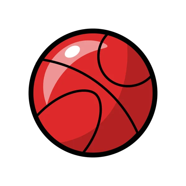 Basketbalový Vektorový Design Ilustrace Symbolu Basketbalové Ikony — Stockový vektor
