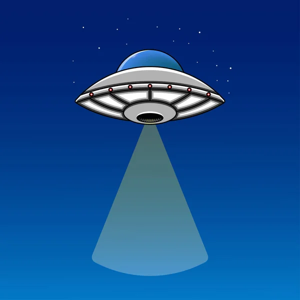 Ufo Alien Raumschiff Illustration Vektor Illustration Eps — Stockvektor