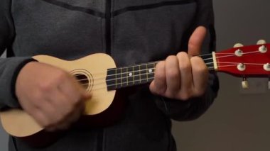 Ukulele çalan adam