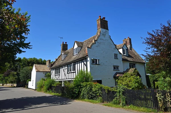 Hemmingford Abbots Cambridgeshire England July 2021 Beautiful Old House Beams — стоковое фото