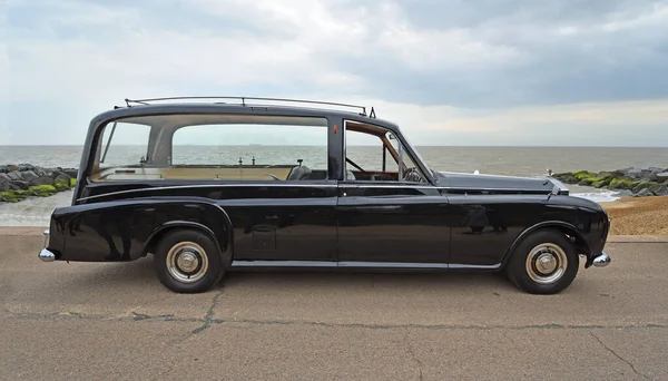 Felixstowe Suffolk England May 2022 Vintage Rolls Royce Hearse Parked — Stock Photo, Image