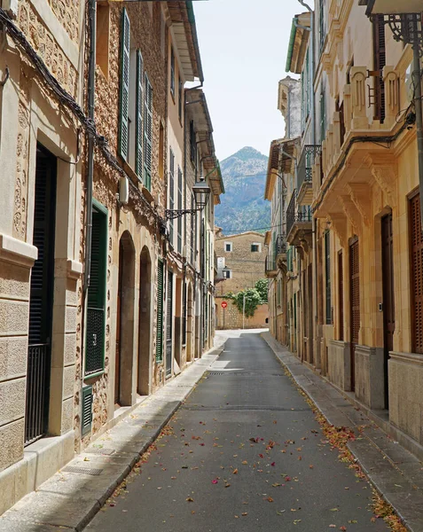 Soller Mallorca Nın Dar Sokakları — Stok fotoğraf