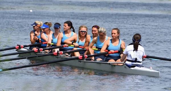 Neots Cambridgeshire England July 2022 Ladies Coxed Eights Resting River — Photo