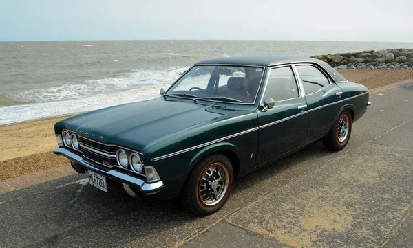 Felixstowe Suffolk England Augaugust 2016 Classic Ford Cortina Mark Seafront — 스톡 사진