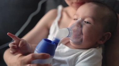 Bebek solunum cihazını kapatırken görüntüyü kapat. Yüksek kalite 4k görüntü