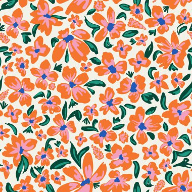 Vektör çiçeksiz desen, yay arkaplan 