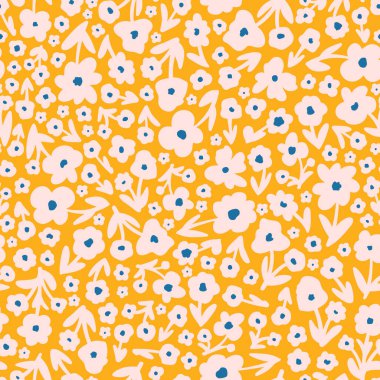 Çiçeklerle kusursuz desen