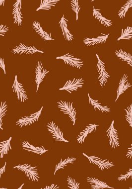 Kusursuz Branch desenli vektör çizimi