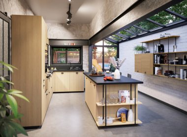 Açık alan modern mutfak 