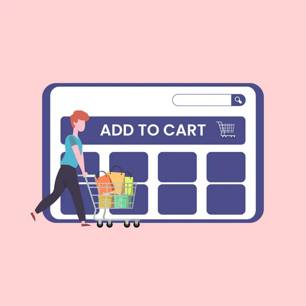 Genç kadınlar online alışveriş için tramvay kullanıyorlar..