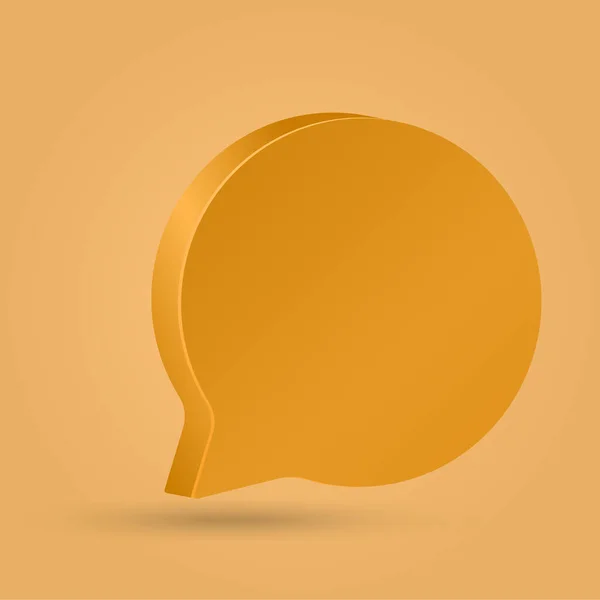 Sosyal medya ve iletişim simgesi için oval baloncuk.