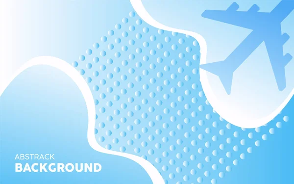 Soyut hava düzlemi ve mavi gökyüzü.