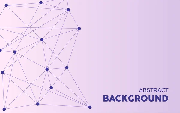 Noktalar ve satırlar Arkaplanı ile soyut ağ bağlantıları.