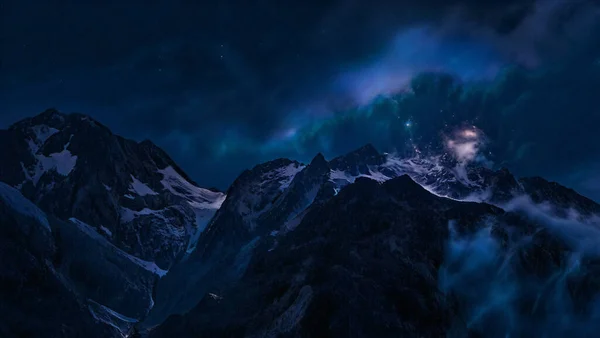 Gletscherblick Vom Sustenpass Der Schweiz — Stockfoto