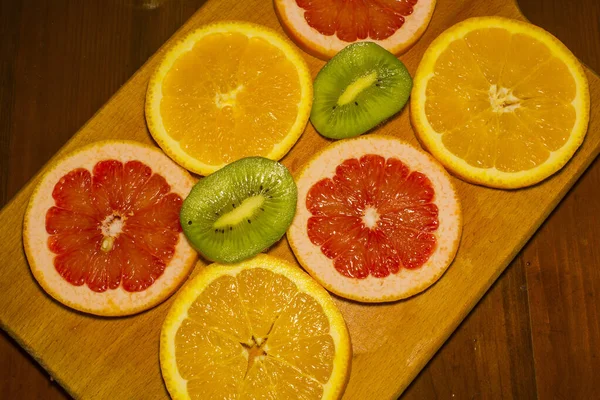 Citrus Versheid Citroen Limoen Sinaasappel — Stockfoto