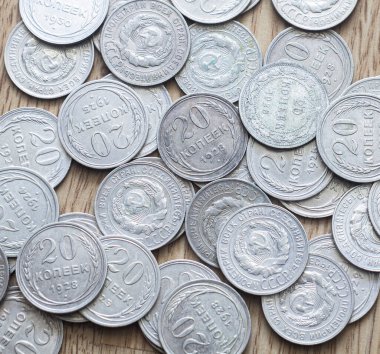 SSCB 'nin 20 kopeklik sikkelerini dağıtıyoruz.