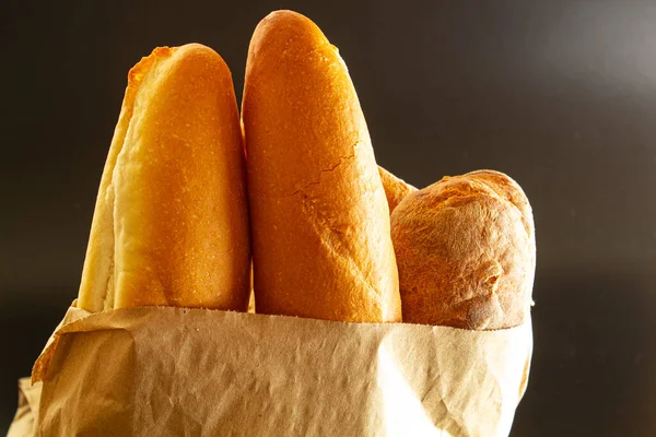 Świeże Pyszne Biały Chleb Gotowane Ukrainie — Zdjęcie stockowe