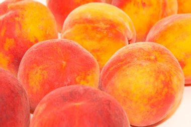 sulu şeftali, taze urage 2022 Ukrayna 'da yetişmiş.