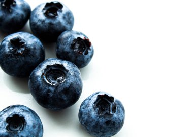 close-up lochina berries, fresh blueberries