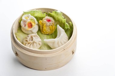 Dim Sum tipik Çin yemeği. 