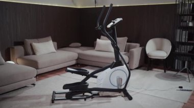 professional elliptical machine for physical exercise or fitness indoor