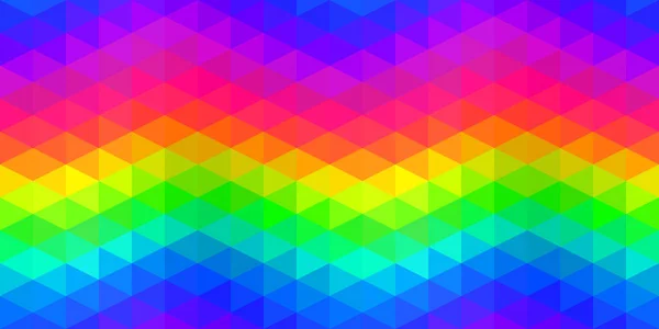 Płynny Wzór Tęczowego Trójkąta Niskie Spektrum Świetlne Poly Mozaika Tle — Zdjęcie stockowe