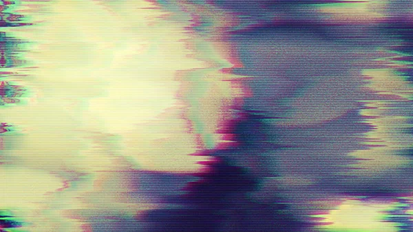 Abstraktes Signal Error Static Oder Vhs Glitch Effect Grunge Texture — Stockfoto