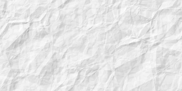 Seamless white crumpled paper background texture pattern. Tileable wrinkled high resolution arts and craft flat lay backdrop with copy space. Artistic abstract creative concept 3D rendering.
